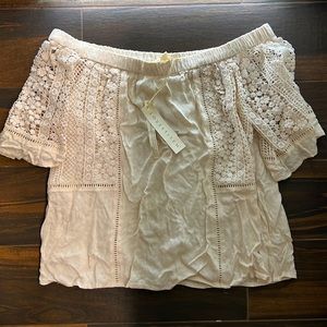 Love stitch off shoulder too. NWT